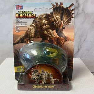 NIP Mega Bloks Plasma Dinosaurs #9559 Gnawhorn Styracosaurus 2006